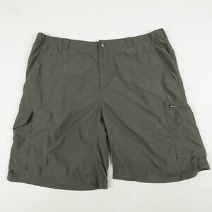 Columbia Mens 42x10 Omni-Shade Cargo Shorts Belt Loops Outdoor Casual